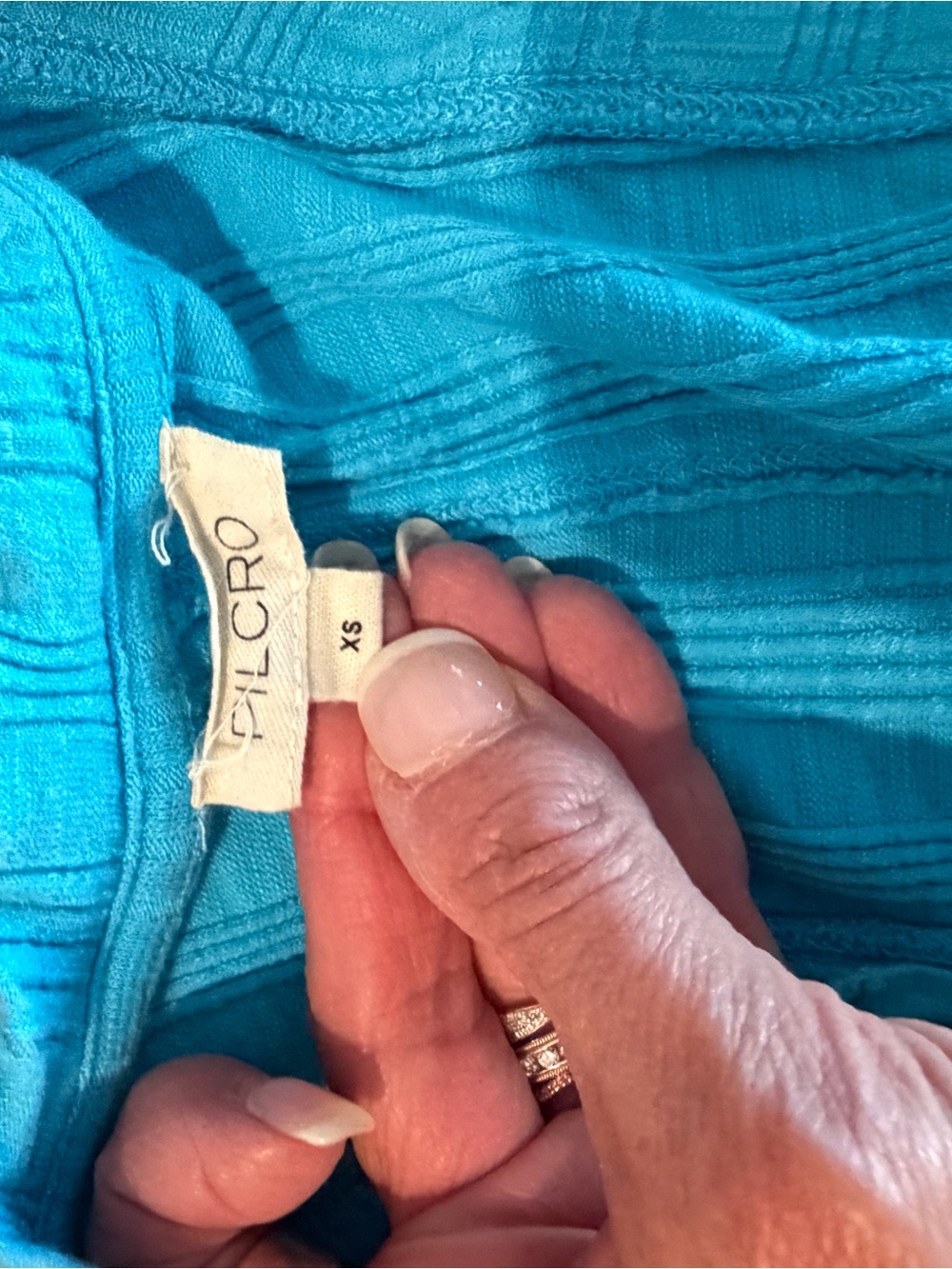 Pilcro Turquoise Textured Men’s Tank Top